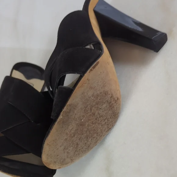 Jimmy Choo Suede Slides Size 8 - Picture 4 of 13